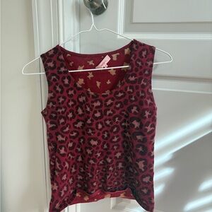 Vintage Leopard Print Sleeveless Top